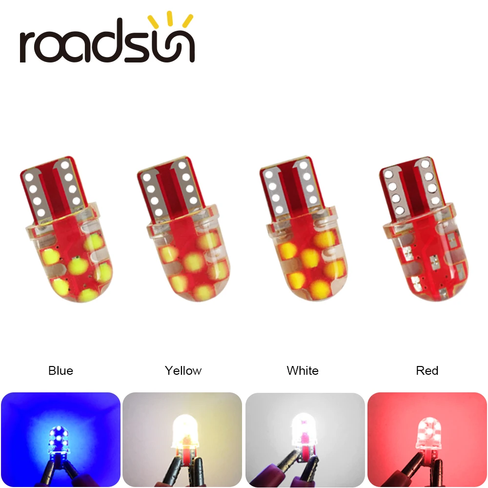 2 шт. автомобильные светодиодсветодиодный парковочные лампы T10 194 168 w5w 12SMD 12
