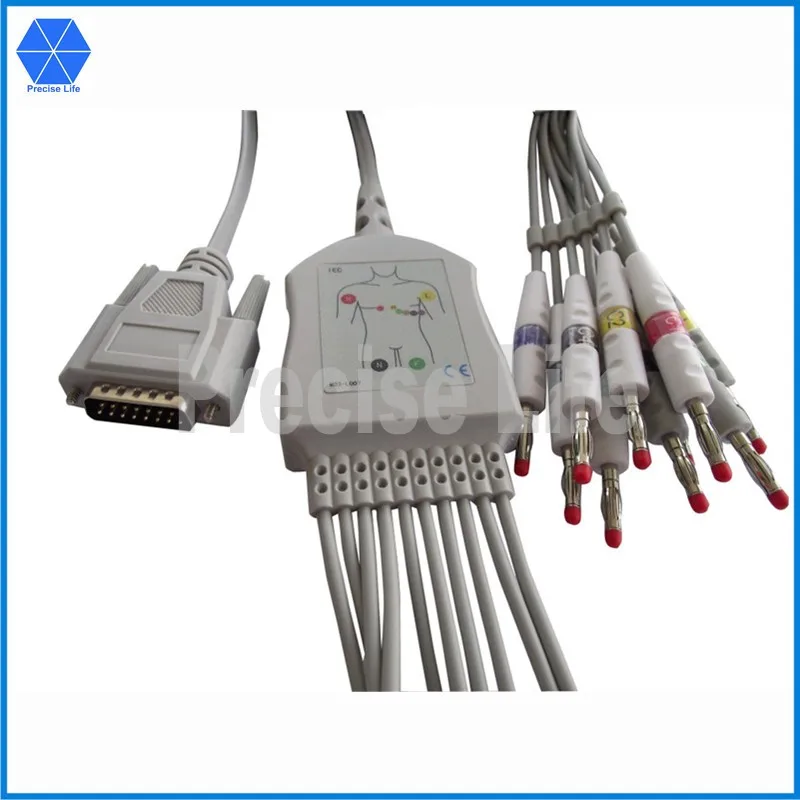 Совместимые запасные части для NK 901D кабель ЭКГ Цельный Тип 10 подводящего провода