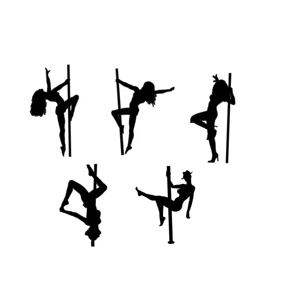 NetCat /Pole dance sexy hot girl забавные автомобильные наклейки/Водонепроницаемые/кузова