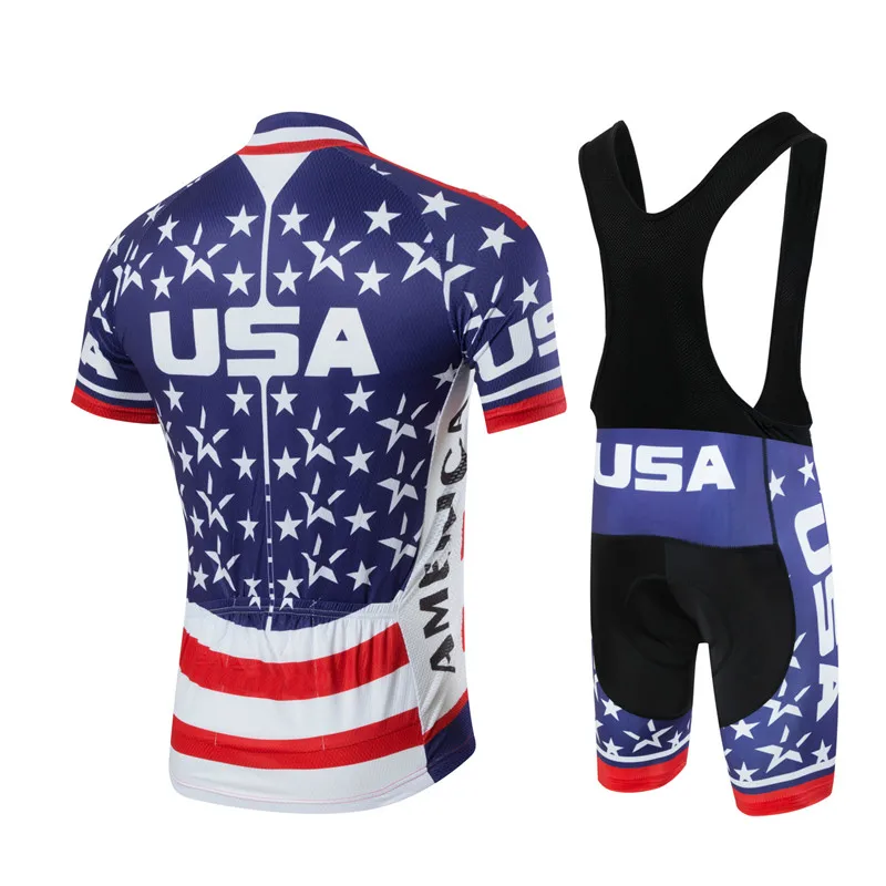 Национальная Команда США одежда для велоспорта с коротким рукавом Pro Team Mtb Джерси