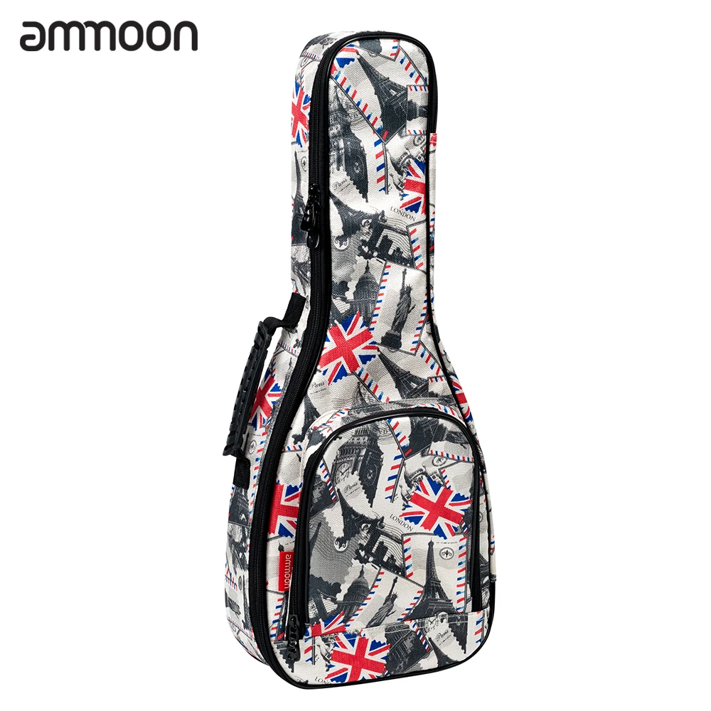 Высокое качество ammoon 23 &quotUkelele Укулеле чехол для укелеле рюкзак 10 мм подкладка из