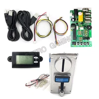 timer control board kit with ch 926 multi coin acceptor selector and counter for arcade game vending machine accept 6 kinds