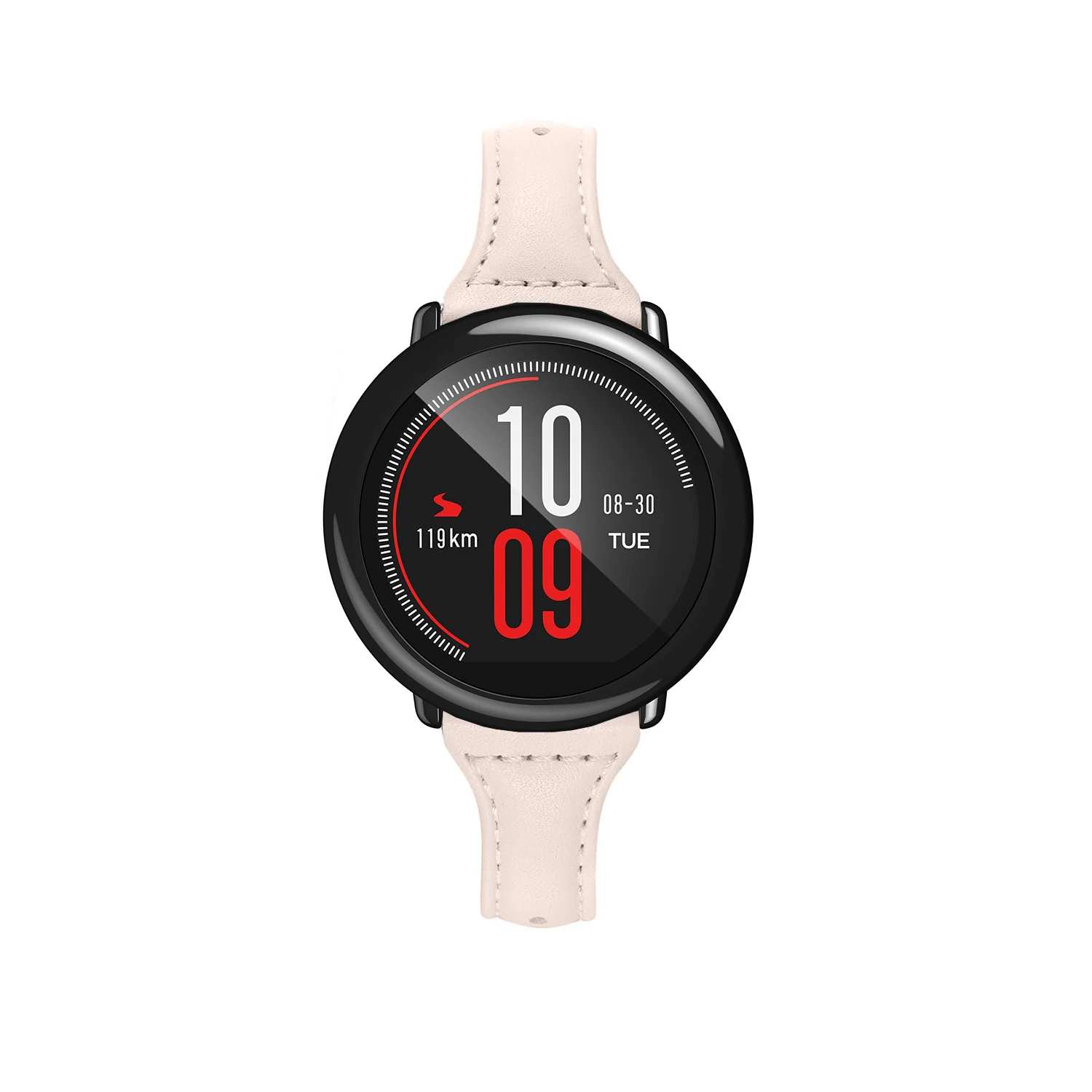 Элегантный тонкий кожаный ремешок для часов для Xiaomi Huami Amazfit PACE Смарт-часы замена Классическая пряжка кожаный браслет 22 мм