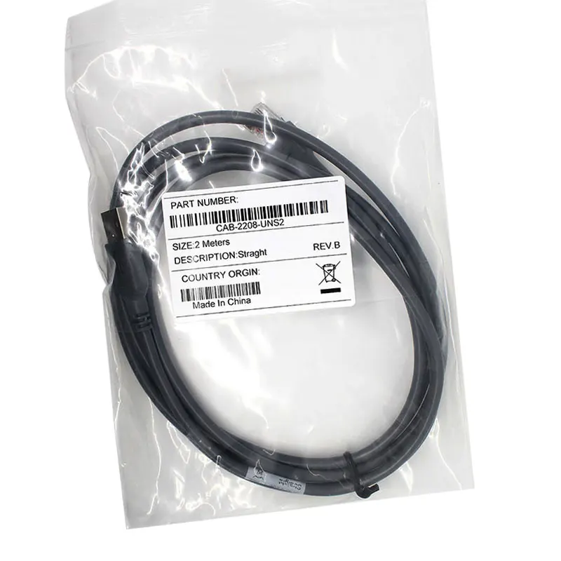 2 м прямой Usb кабель совместим с Symbol LS2208 LS4208 LS6608 LS9208 CBA U01 S07ZAR сканер сканера штрих