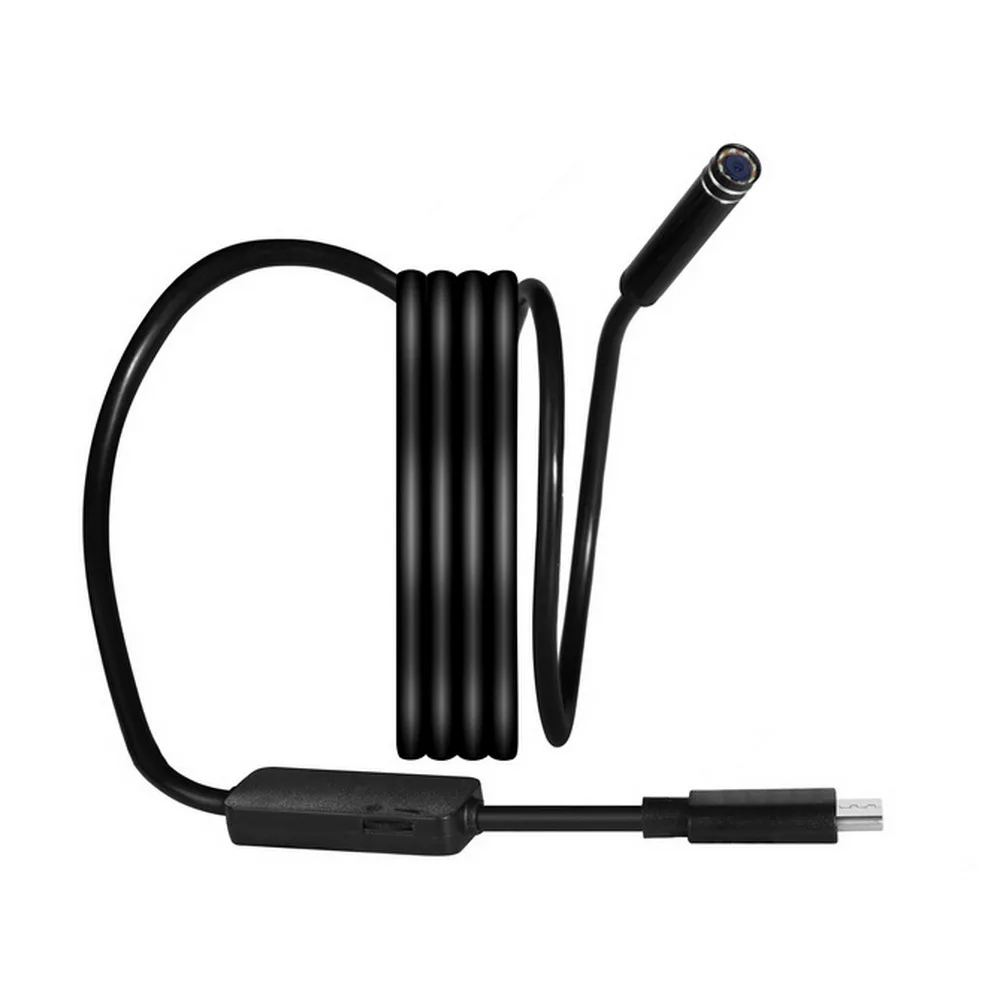 Камера-эндоскоп с USB Type-C объектив 8 мм 2 Мп светодиодов 10 м 7 5 3 1 | Безопасность и