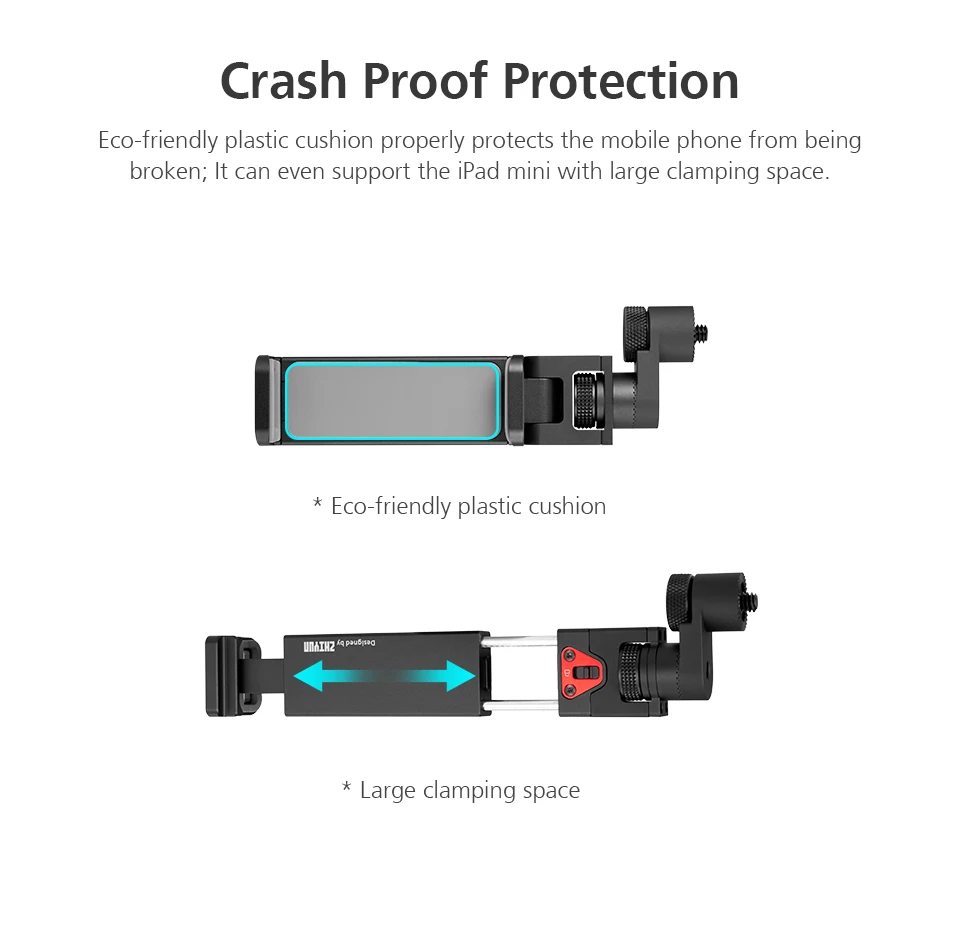 ZHIYUN оригинальный монитор/держатель для смартфона вращение на 360 градусов с