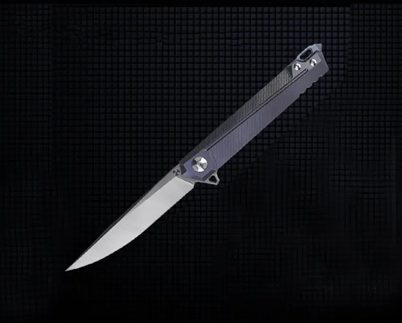 Blue S35VN Карманный нож S35VN, складное лезвие, 4 цвета, ручка, охотничьи ножи, нож для выживания, для отдыха на природе, тактический, EDC инструменты - Цвет: Blue S35VN