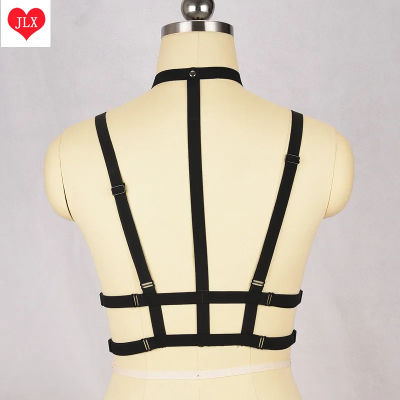 Повязка на шею для Хэллоуина эластичный бюстгальтер с o образными кольцами|bra