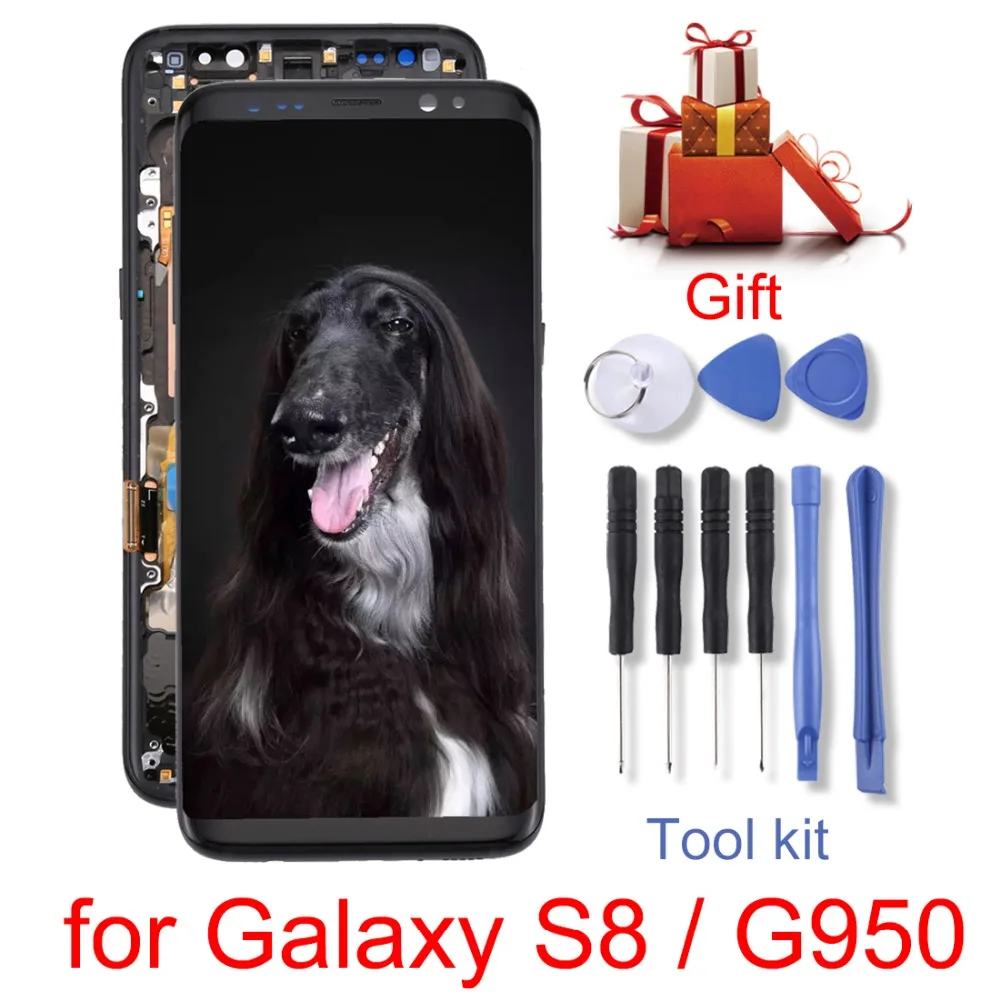 ЖК дисплей (TFT) + сенсорная панель с рамкой для Galaxy S IV/i9500/i9505/S8/G950/S8 +/G955/Для Note 3 Neo/N7505