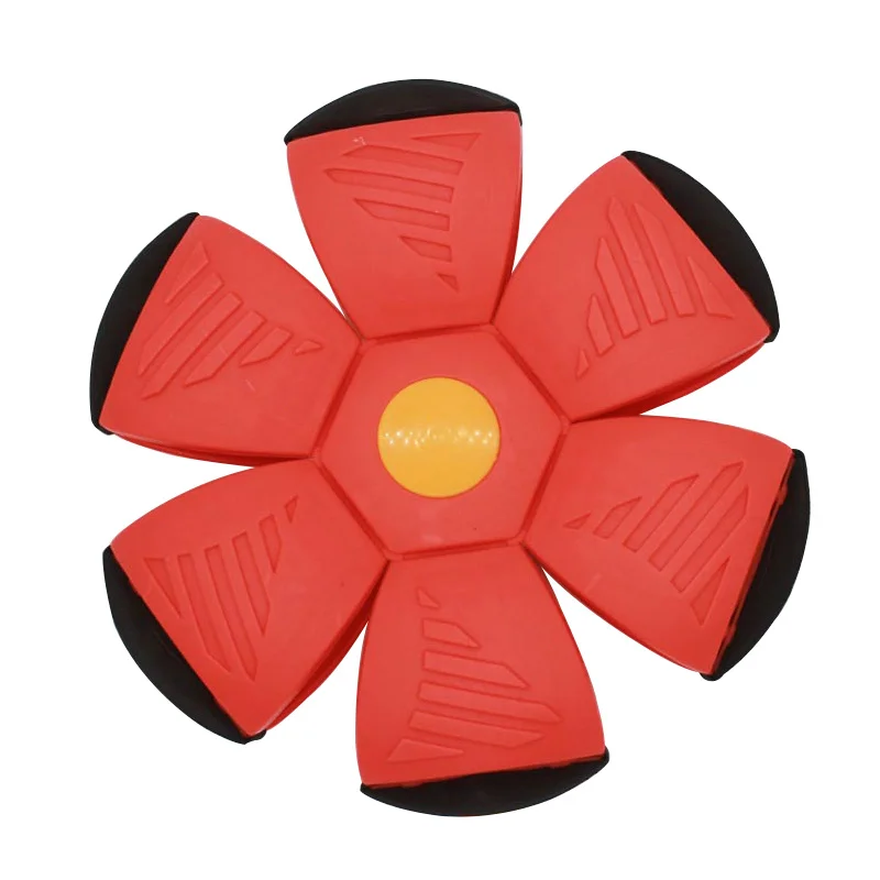 Красный синий НЛО плоский мяч магический летающая тарелка Волшебная форма для