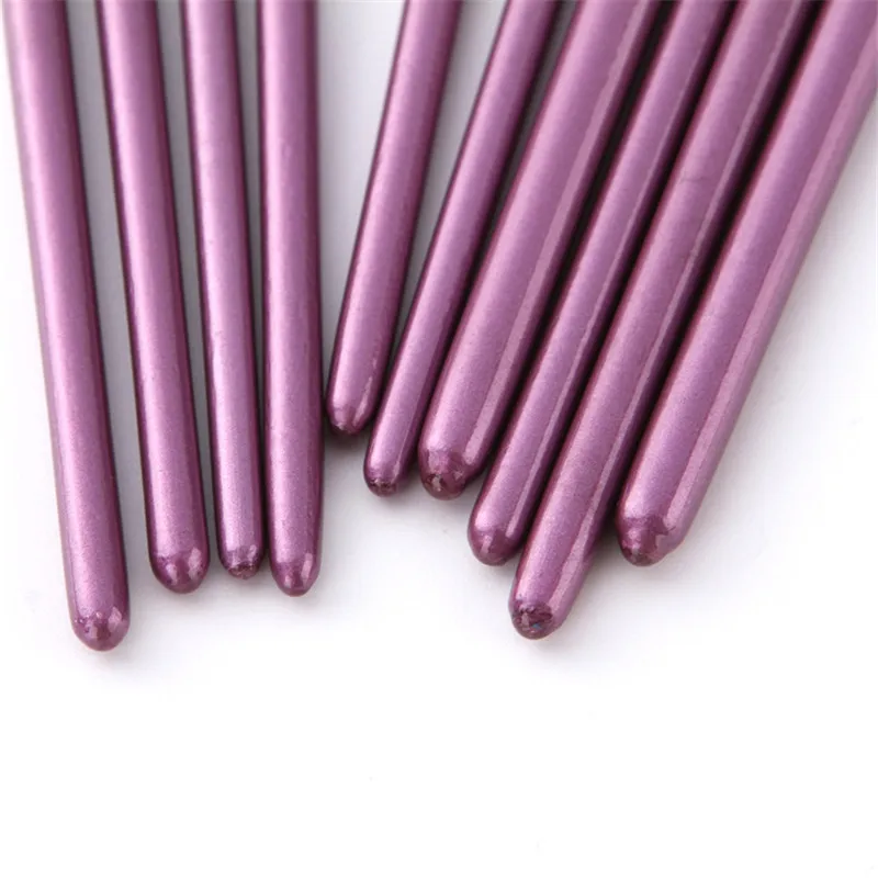 Лидер продаж! 10 шт Фиолетовый художественная кисть Набор нейлоновых волос