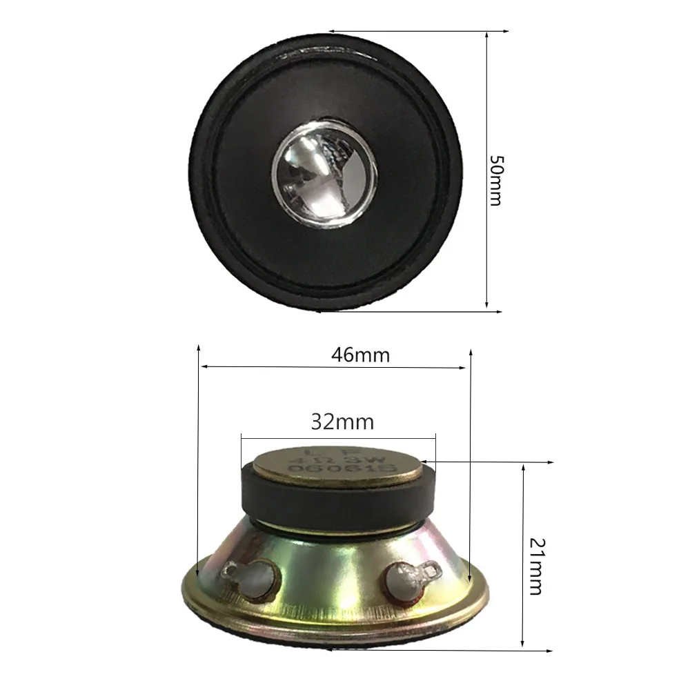 AIYIMA 2 шт дюймовые мини аудио портативные музыкальные колонки 4ohm 3 Вт