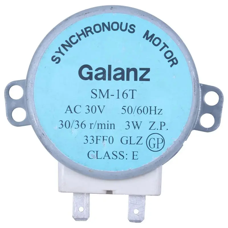 Sm 16t ac 30v 3 5/4 w 30/36 r/min синхронный двигатель для микроволновой печи Galanz|Детали