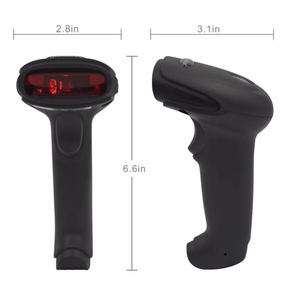 Automatic Barcode Scanner Handheld 1D Laser Wired Bar Code Reader with Hands Free Adjustable Stand Sensing and Scan | Компьютеры и