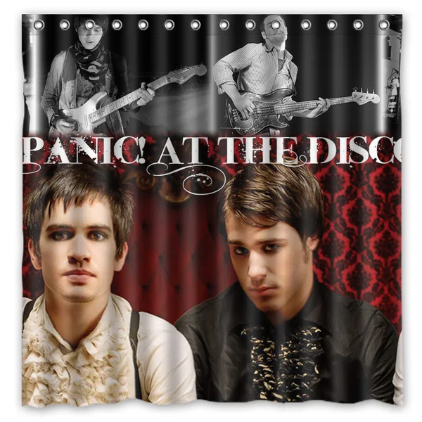 180x180 см черные Monty Python Ванная комната Водонепроницаемый полиэстер Душ Шторы Mouldproof