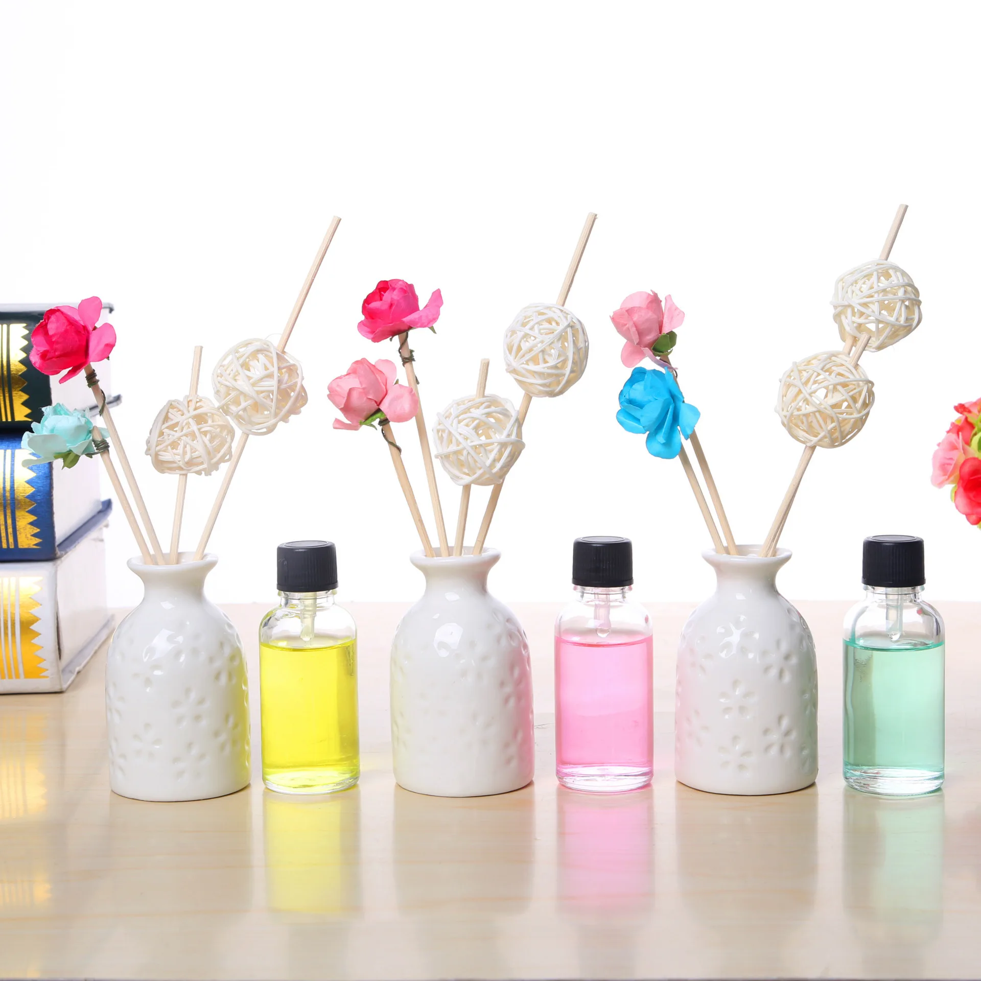 Reed diffuser наборы идеальный парфюм hot продажа не каминные приборы белая