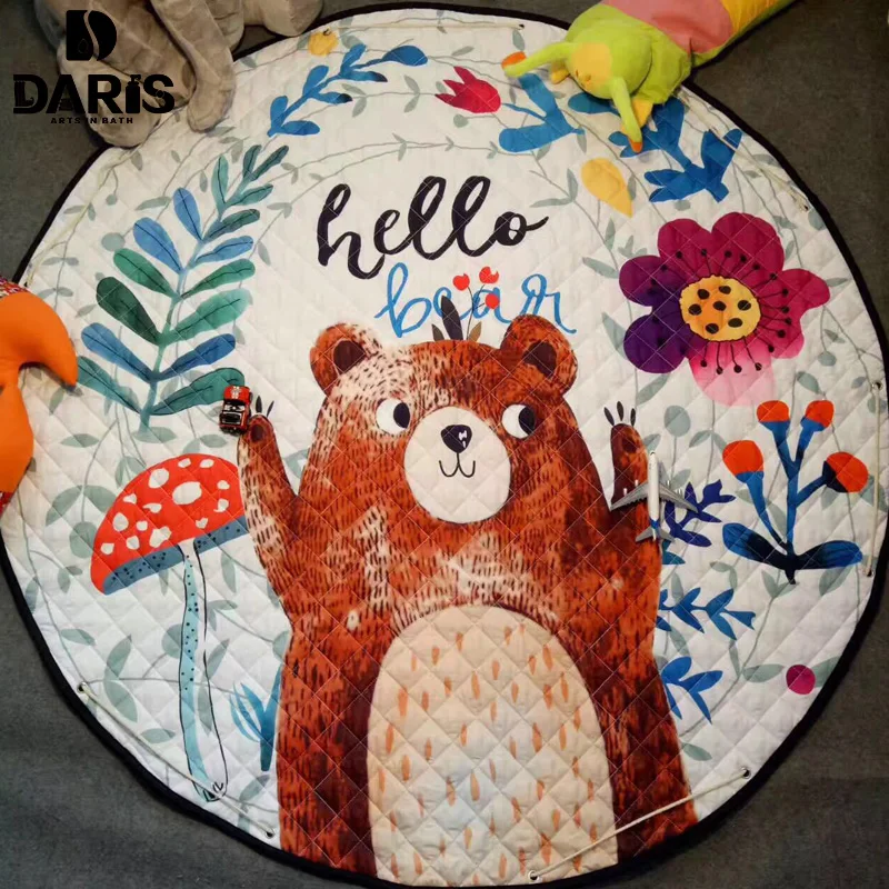 SDARISB 150 см детские игровые коврики круглый ковер Rugs вне Пикник игровой коврик