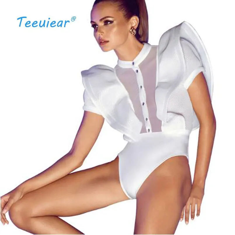 Новинка 2019 модная тонкая летняя элегантная ажурная блузка с оборками