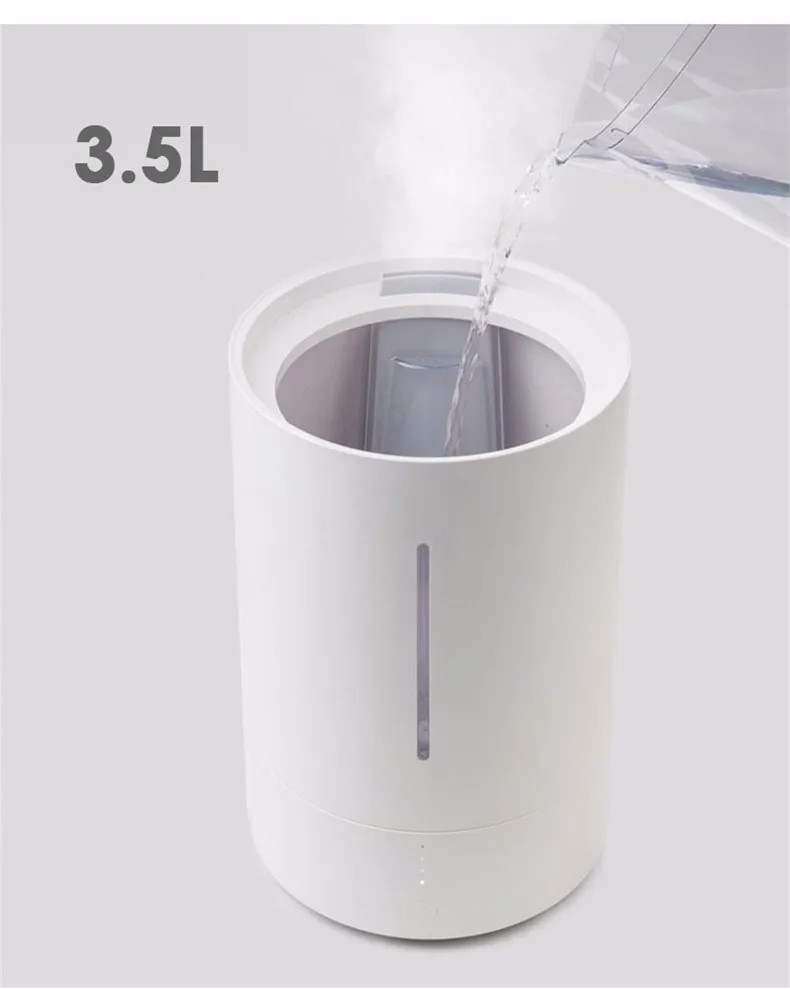 XiaoMi Smartmi Sterilizing Humidifier 3.5L Smart Humidity Setting Air Humidifier UV sterilization Household Mute Diffuser
