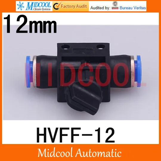 

Free shipping HVFF-12 mini hand valve control valve,Pneumatic components quick connector plastic plugs