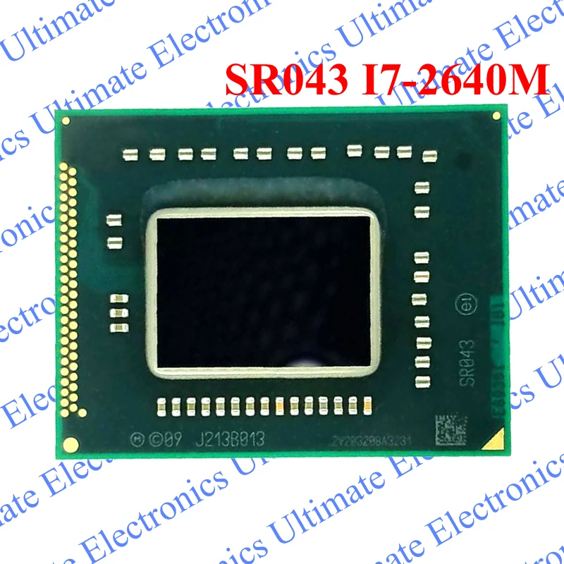 ELECYINGFO Refurbished SR043 I7-2640M I7 2640M BGA chip tested 100% work and good quality | Электронные компоненты и