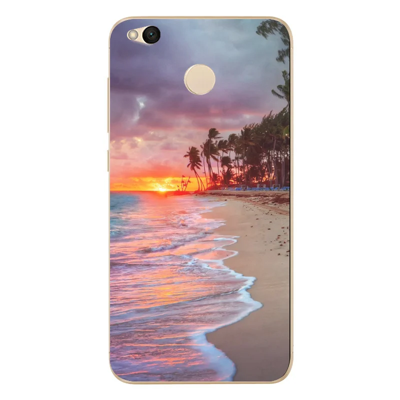 Silicone For Xiaomi Redmi 4X Note 4 4A 3 Case Cover No Fingerprint Phone TPU Back Shell Mi A1 Pro D136 |