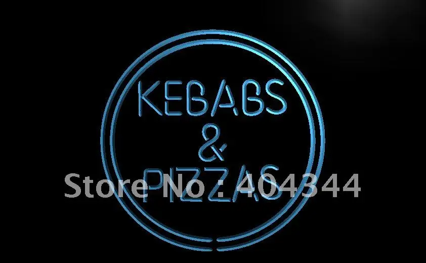 LB588- Kebabs &amp Pizzas Pizza Cafe LED Neon Light Sign | Дом и сад