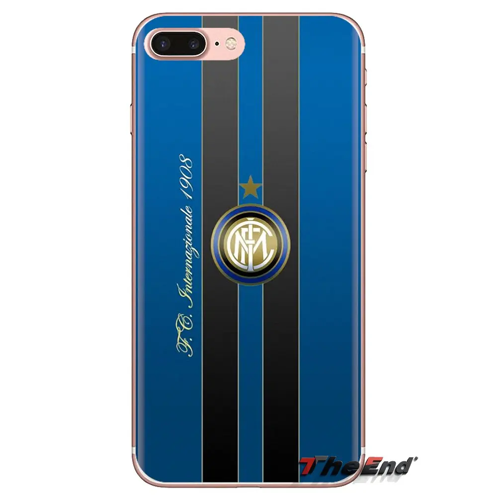 Силиконовый чехол Internazionale FC футбольный логотип для iPod Touch Apple iPhone 4 4S 5 5S SE 5C 6 6S 7 8 X XR