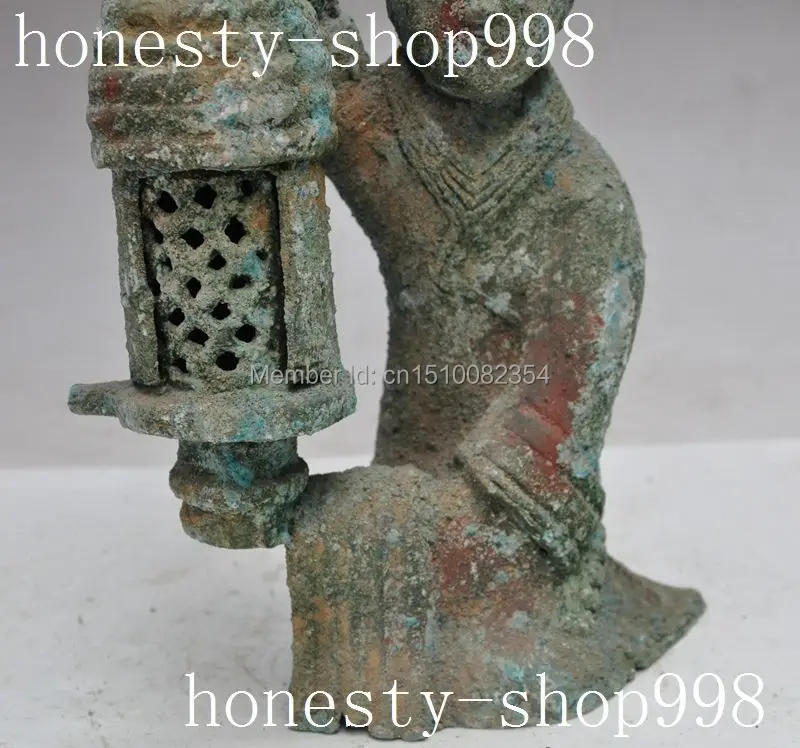 9 &quotстарая китайская династия классическая чистая бронза медная статуя