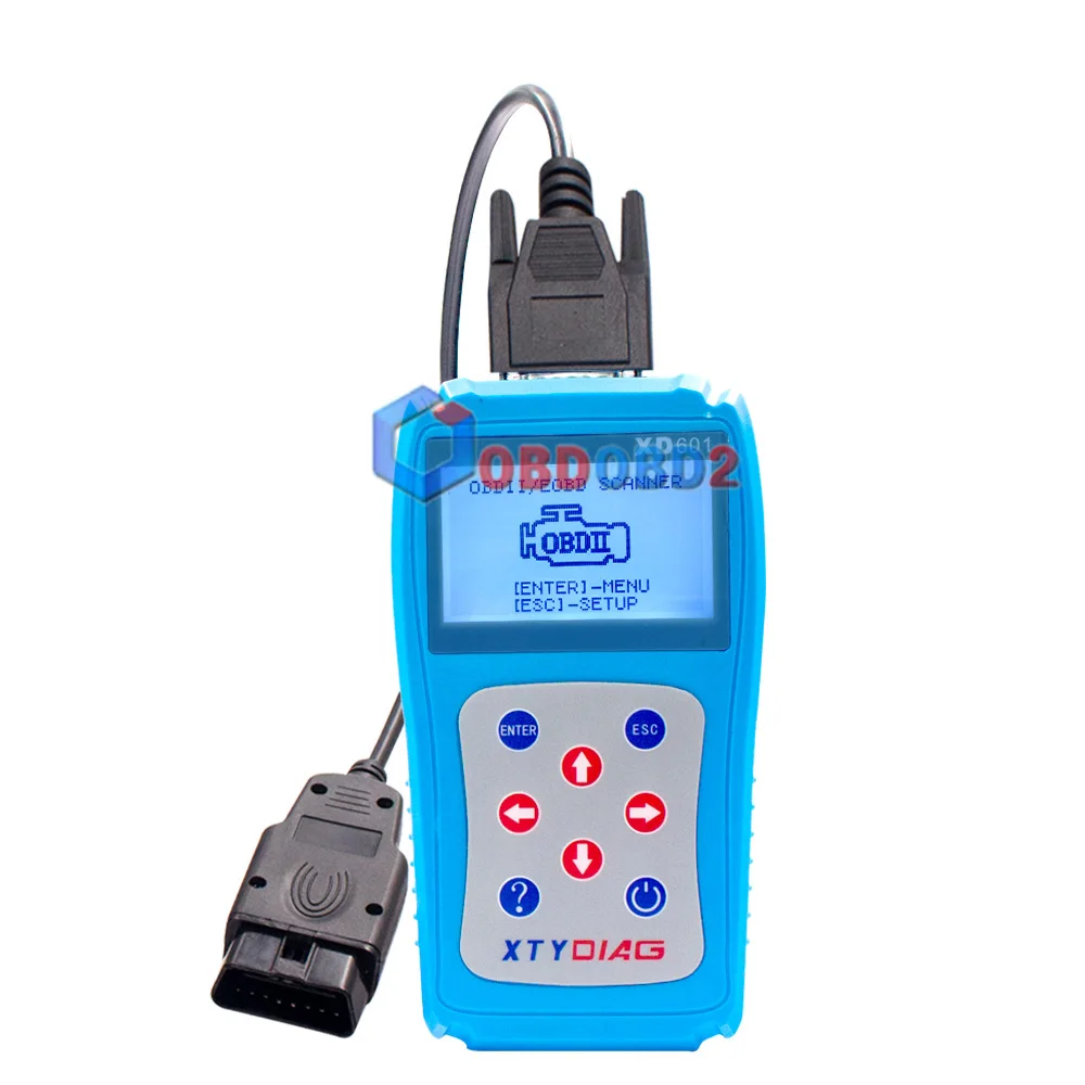 Новейший диагностический сканер XD601 OBD2 OBDII EOBD автоматический считыватель кодов