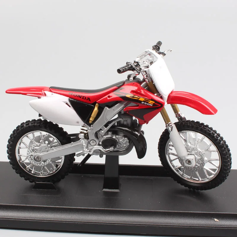 1/18 весы Welly Honda CR250R 250 Мотокросс езда на велосипеде эндуро грязи мотоцикл литья под давлением модель миниатюры автомобиль игрушки подарок для ребенка