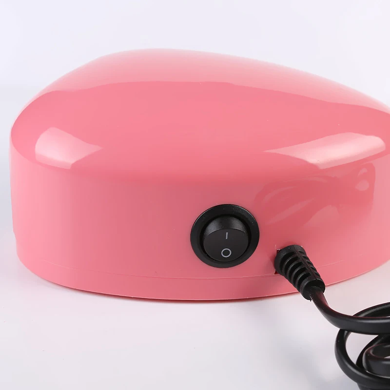 

Nail Art UV Gel Dryer 3W USB Jack or Battery Power New Heart Shape mini portable Nail UV LED Lamp nail dryer