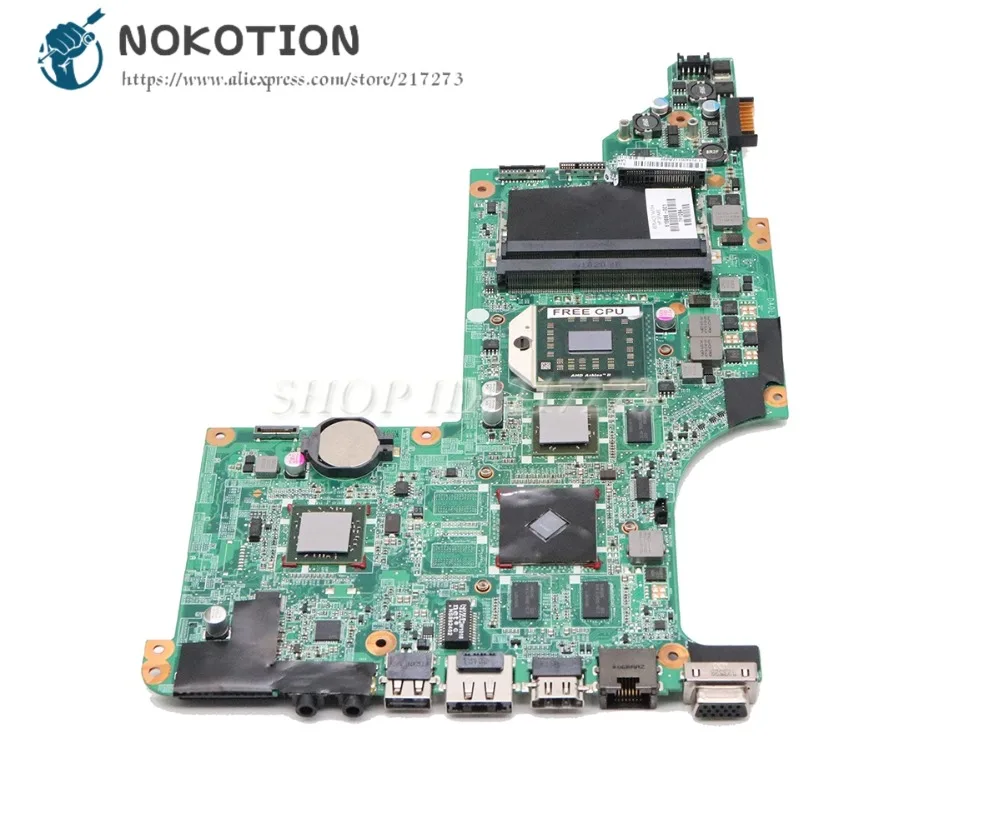 NOKOTION 615686-001 630833-001 аккумулятор большой емкости для hp павильон DV7-4000 Материнская плата ноутбука DA0LX8MB6E1 разъем s1 HD5470 графика ЦП