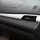 Для Toyota Vios Yaris Sedan 2014 2015 2016 матовая Хромированная передняя Верхняя Рамка для вентиляционного отверстия