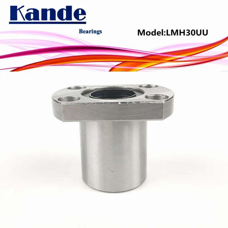 Kande Bearings LMH30UU LMH30 1pc/lot UU Oval Flange Linear Ball Bearing dr:30mm | Обустройство дома