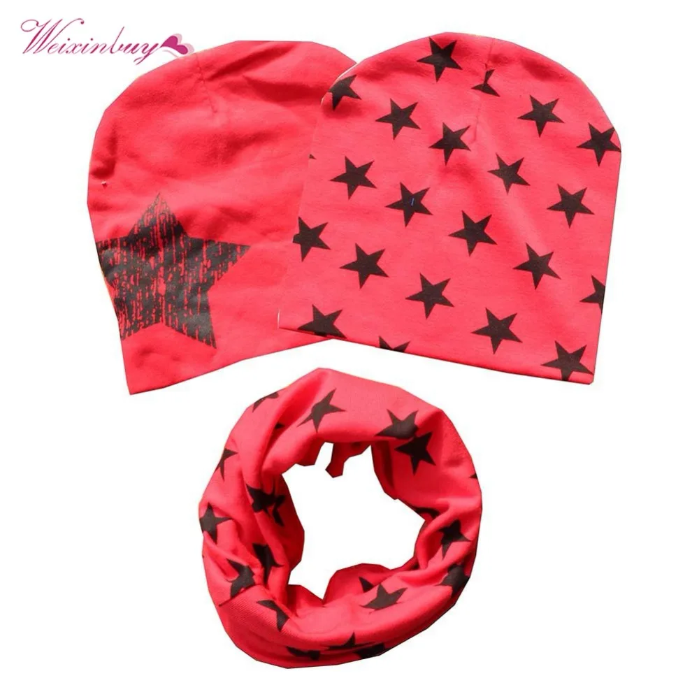 WEIXINBUY/детская шапка шарф детская хлопковая Осень зима детский воротник для