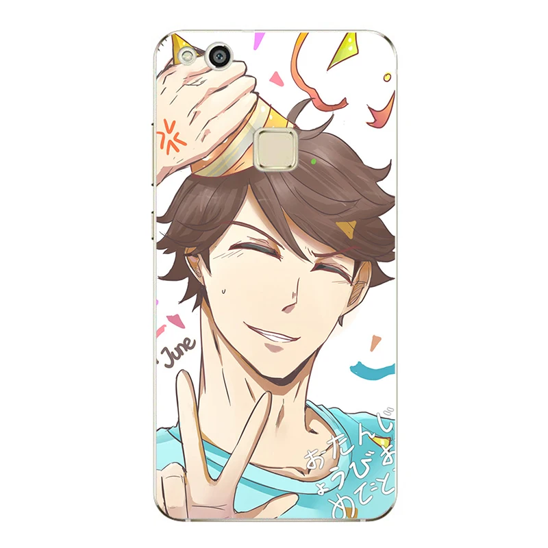 Мультяшный чехол Oikawa Tooru Haikyuu из ТПУ для телефона Huawei P9 P10 P20 Lite Mate 9 10 Honor V9 Por