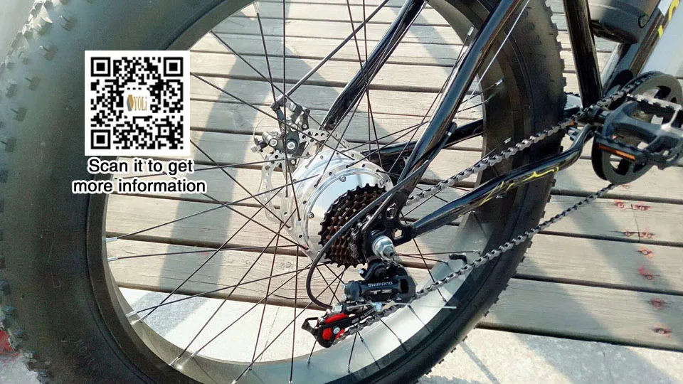 26 дюймовый фэтбайк 21 скоростной горный EBike дорожный электрический велосипед 36В