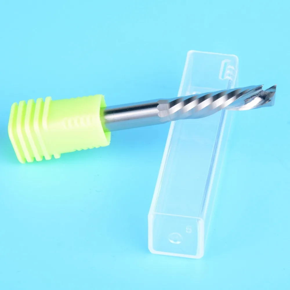 

5Pcs 4X17MM Up & Down Cut One Single Spiral Flute Carbide CNC Mill Milling Tools, Milling Cutting Tools Router Bit