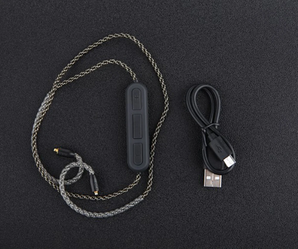 Bluetooth кабель MMCX для Shure SE215 SE535 SE846 улучшенный медный и серебристый наушников с