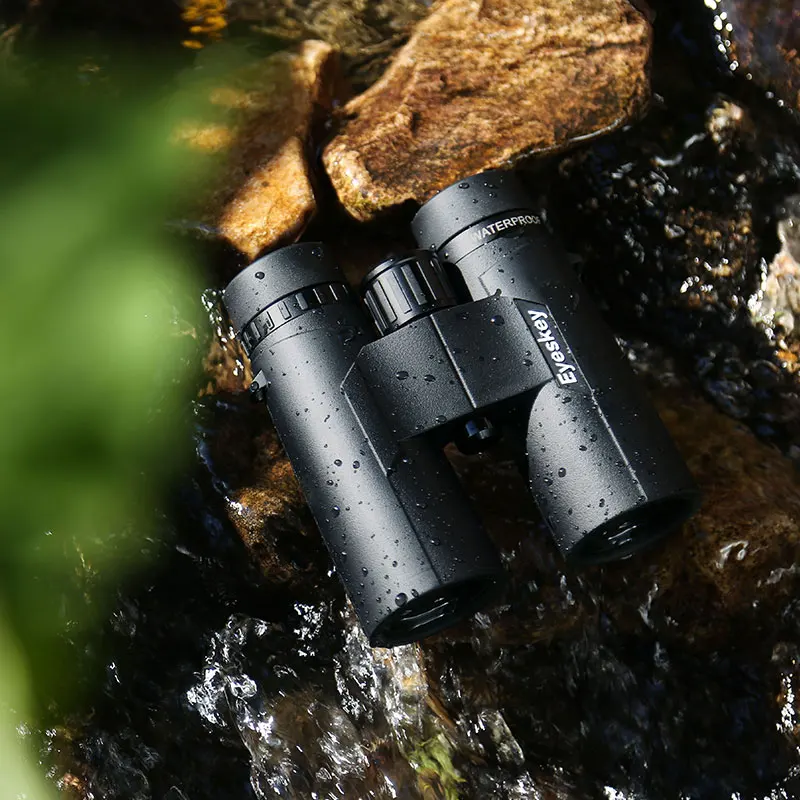 Мощный бинокль Eyeskey ED 10x42 водонепроницаемый с покрытием SMC Bak4 призматическая