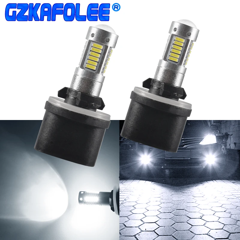 

Gzkafolee h27 led 880 881 Автомобильные фары Лампа для противотуманных фар 30 SMD 4014 белый желтый