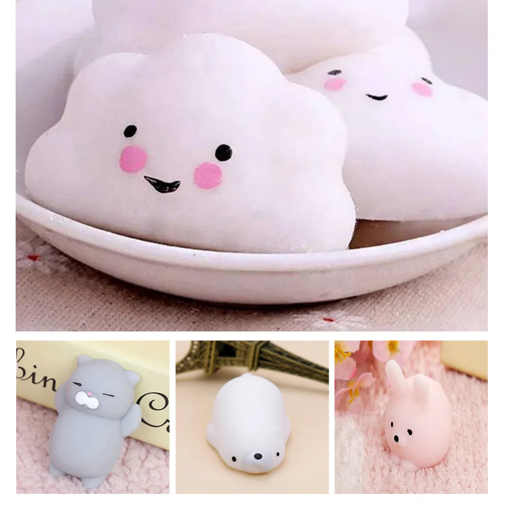 Прямая поставка милая мягкая игрушка Mochi Cat Squeeze Healing Fun детская для детей и