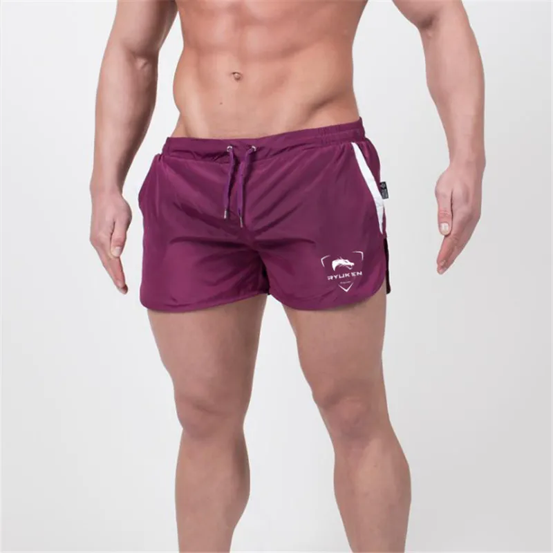 FRMARO летние мужские Брендовые спортивные шорты для бега похудения черные