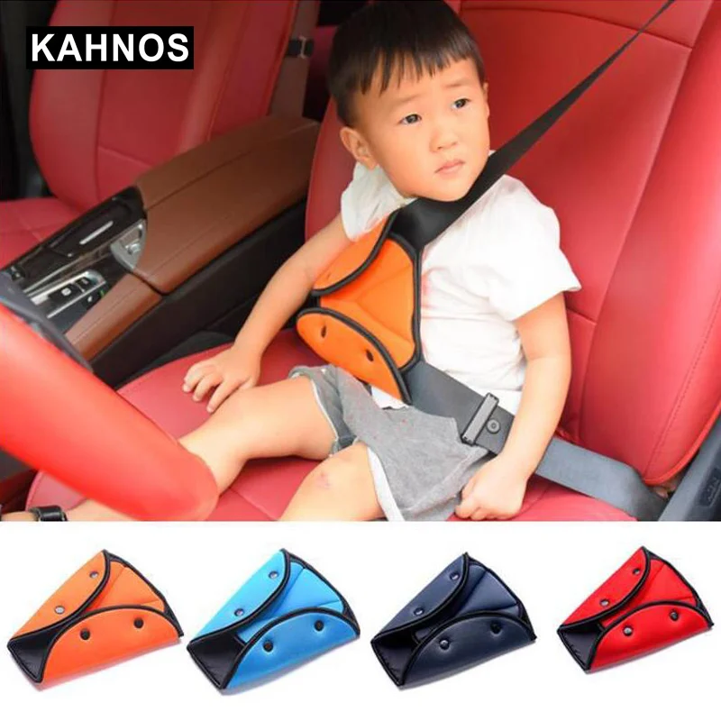 

Child Safety Belt Baby Car Seat Cover Sturdy Adjustable Triangle Safety Seat Belt Pad Clips Protection Auto Gordel Clip