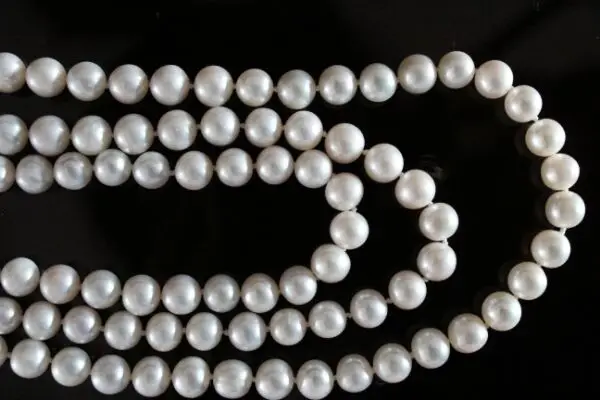 120 см Круглый Shell Pearl 8 мм многооборотный ожерелье свитер длинная цепочка |