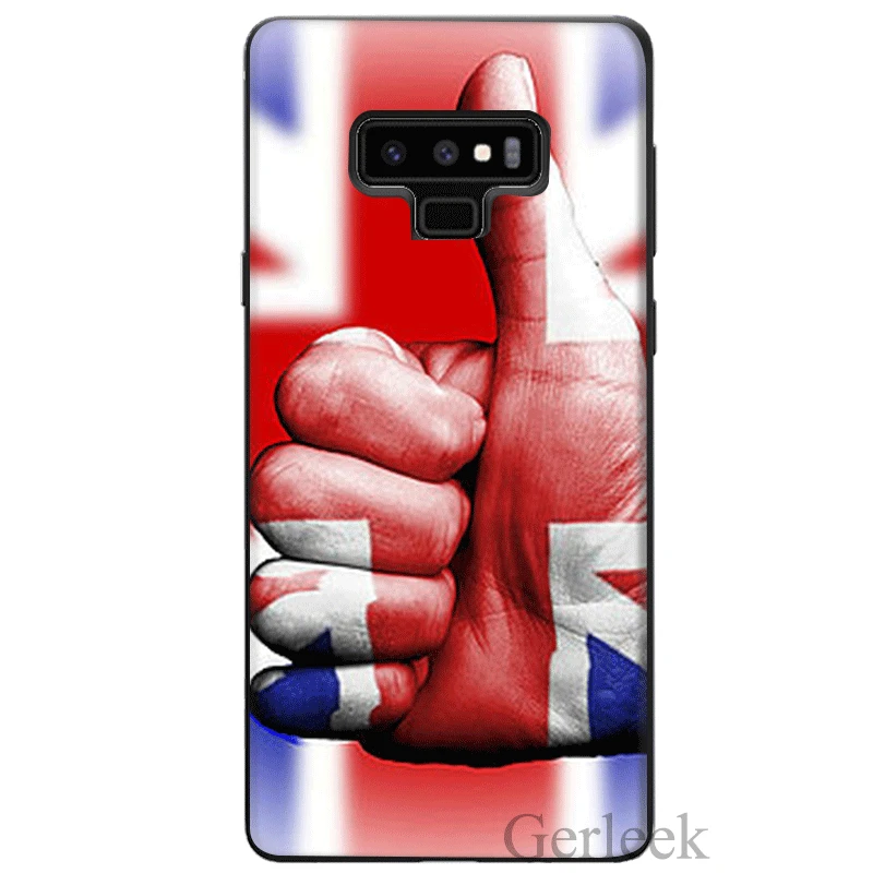 Чехол из ТПУ с британским флагом для Samsung Galaxy A70 A50 A40 A10 A30 A9 A7 A8 A6 A5 A3