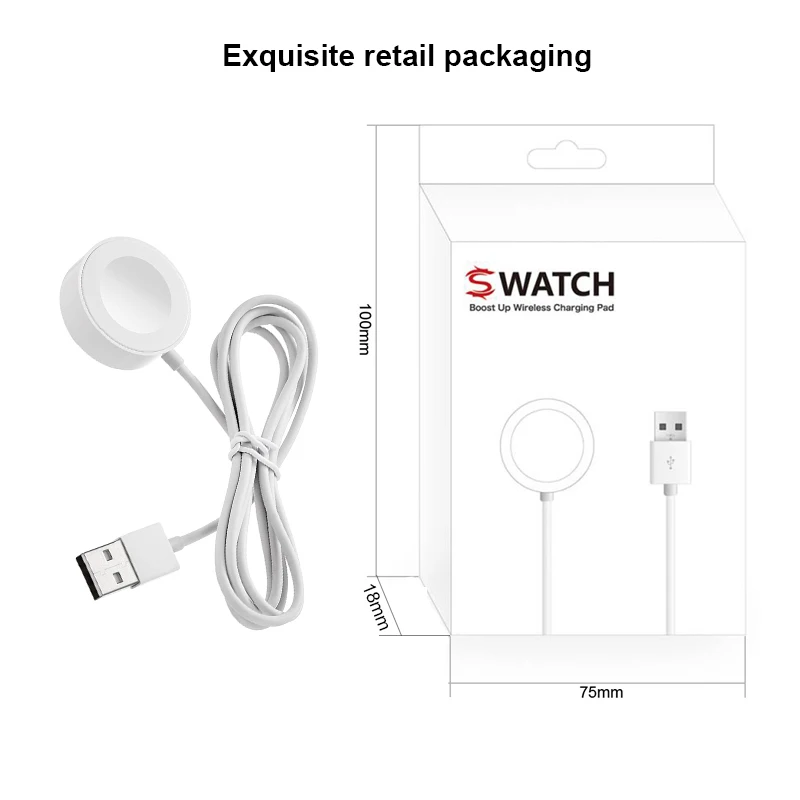 Магнитное Беспроводное зарядное устройство для Apple Watch 1 м/3 3 фута USB кабель