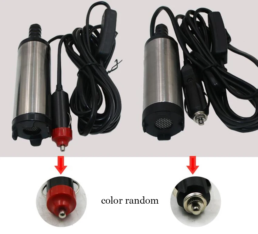 12V 24V DC Электрический погружной насос для перекачки дизельного масла воды
