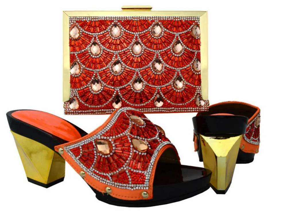 2017 Новая Мода Итальянская Обувь с Сопрягая мешки Для Партии BCH 17 африканские